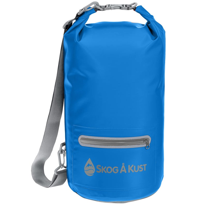 Skog Ã… Kust DrySak - Roll Top Waterproof Bag for Travel & Outdoors - 20L Navy Blue - Image 1